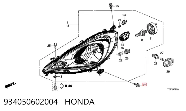  934050602004 Honda