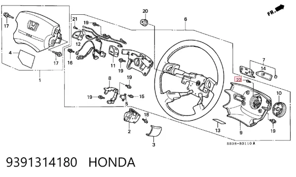  9391314180 Honda