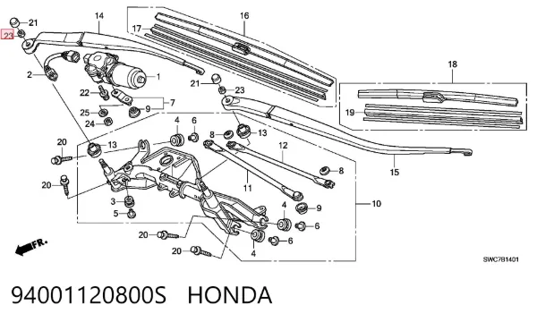  94001120800S Honda