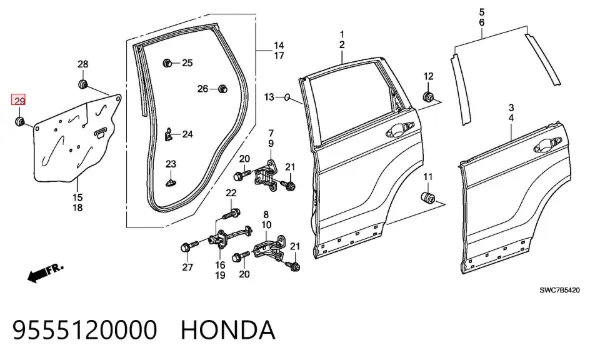  9555120000 Honda