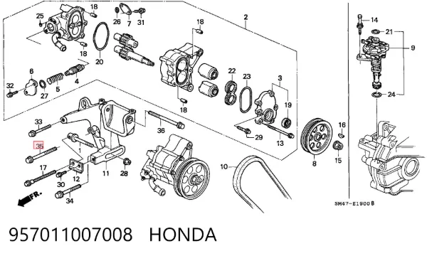  957011007008 Honda