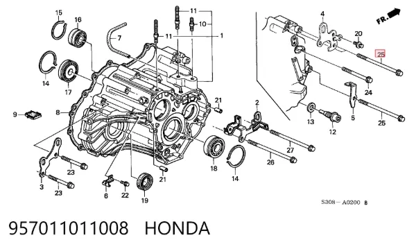  957011011008 Honda