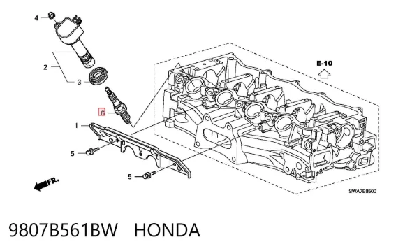 Свечи зажигания 9807B561BW Honda
