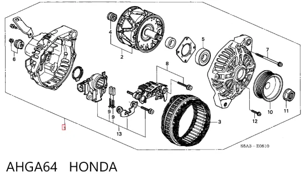 Генератор AHGA64 Honda