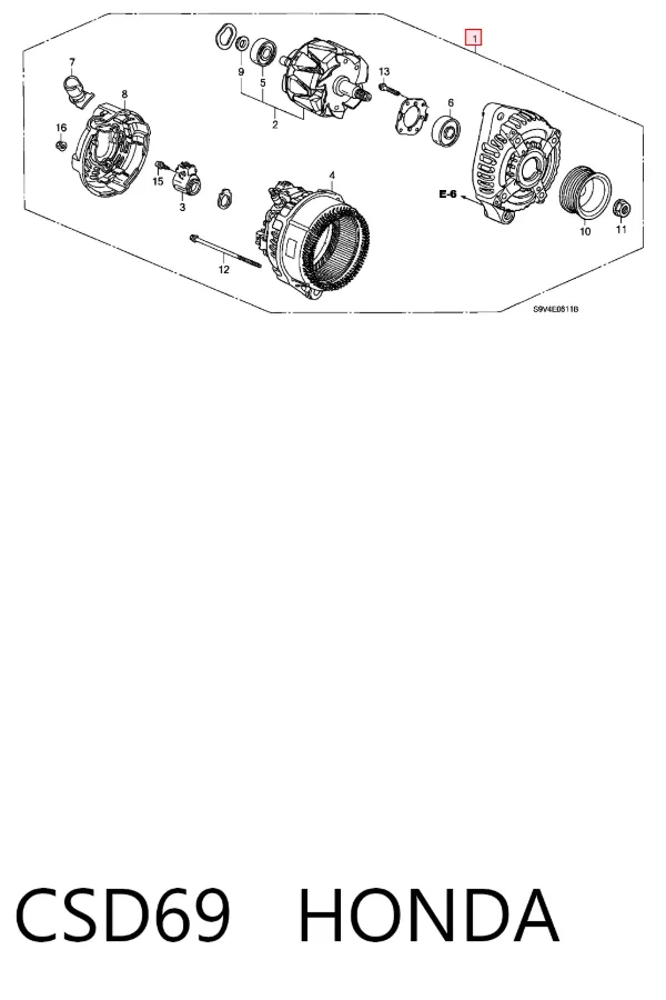 Генератор CSD69 Honda