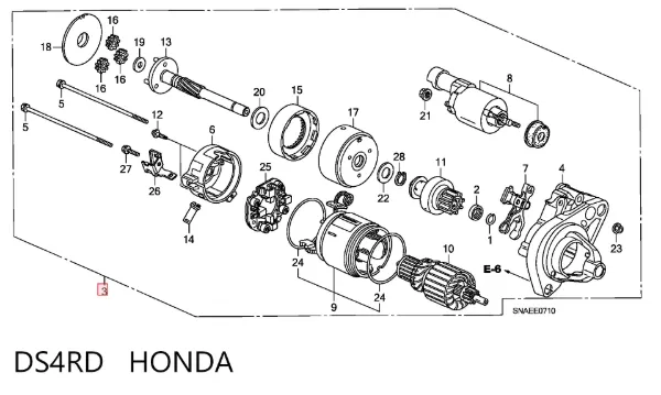 Стартер DS4RD Honda