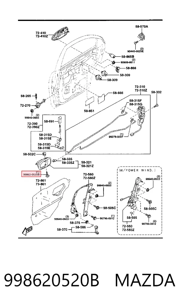  998620520B Mazda
