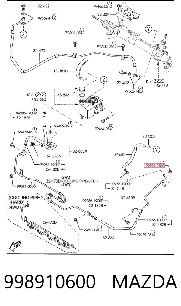  998910600 Mazda