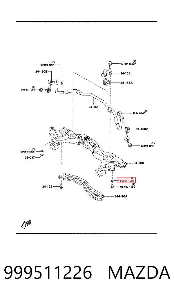  999511226 Mazda