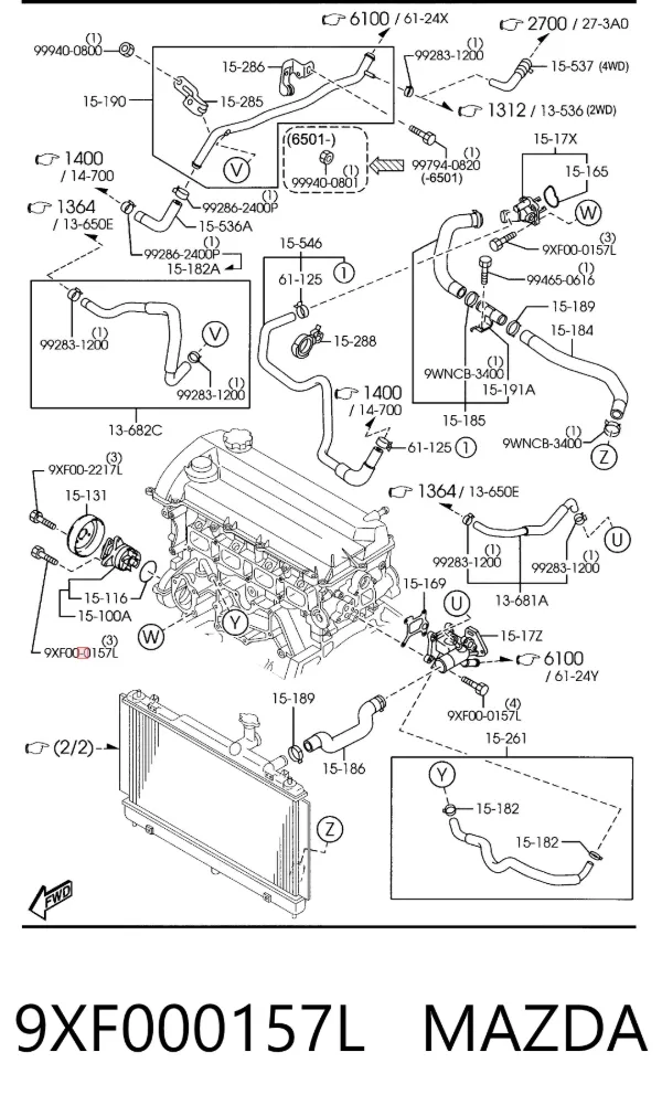  9XF000157L Mazda