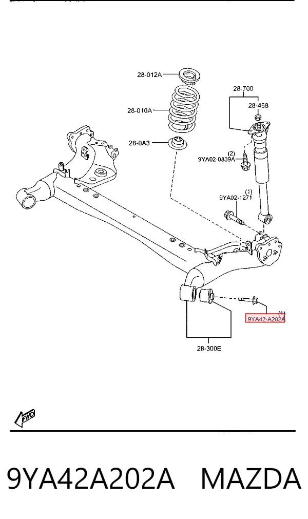 9YA42A202A Mazda