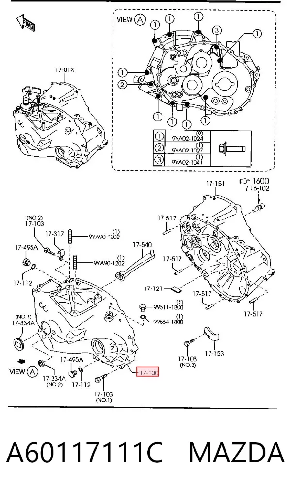  A60117111C Mazda