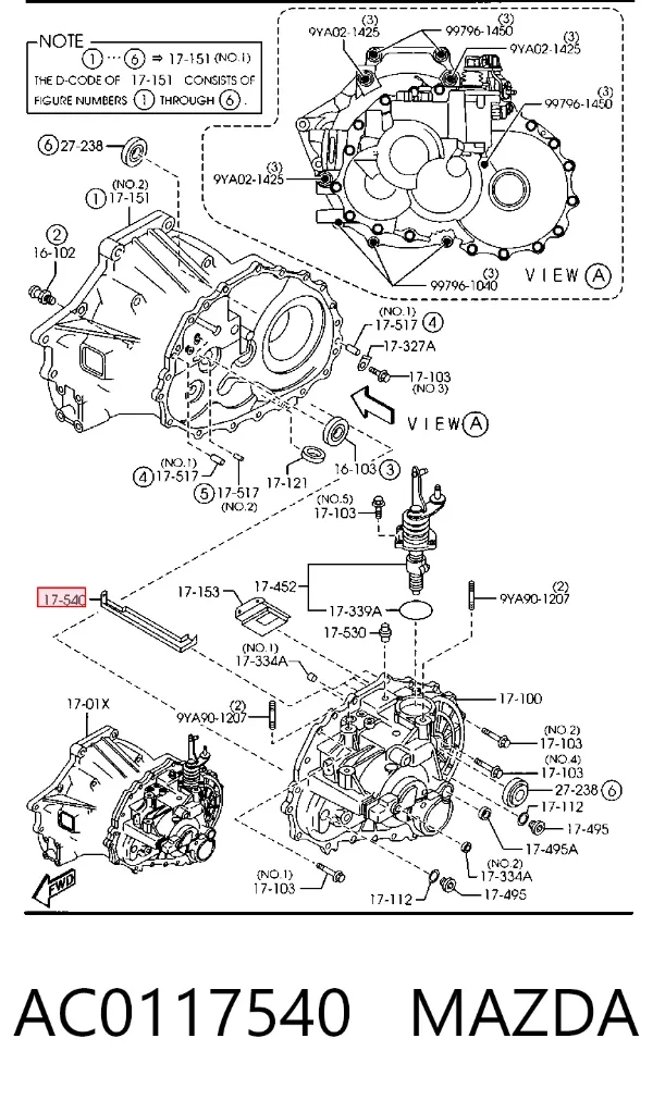  AC0117540 Mazda
