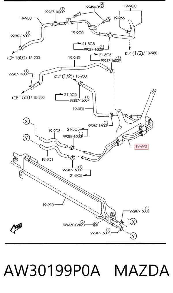  AW30199P0A Mazda