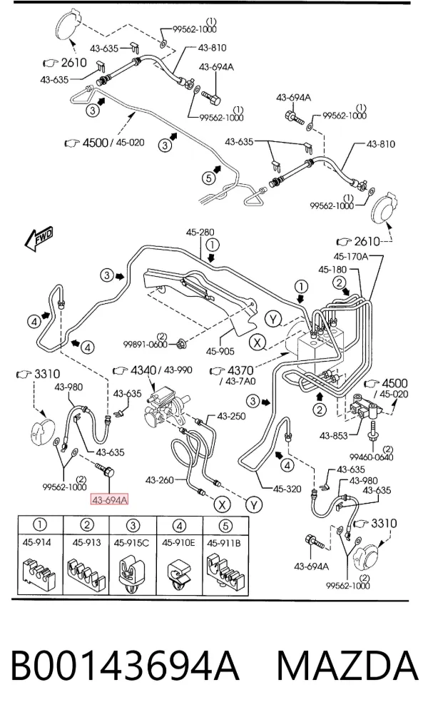  B00143694A Mazda