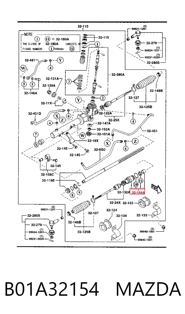 B01A32154 Mazda