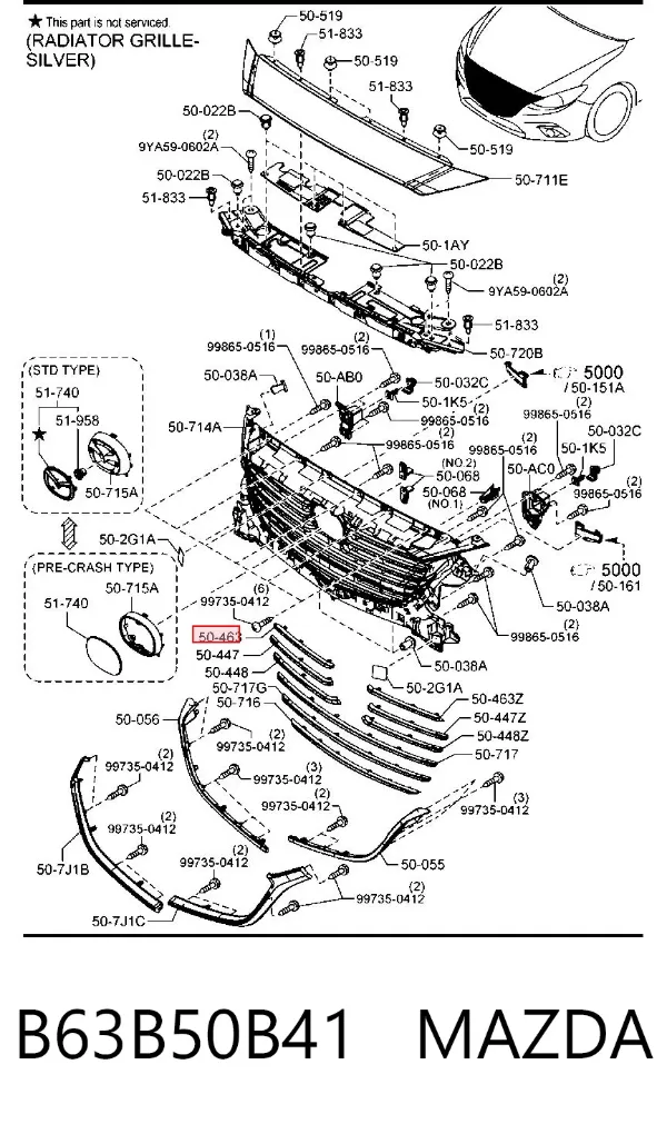  B63B50B41 Mazda
