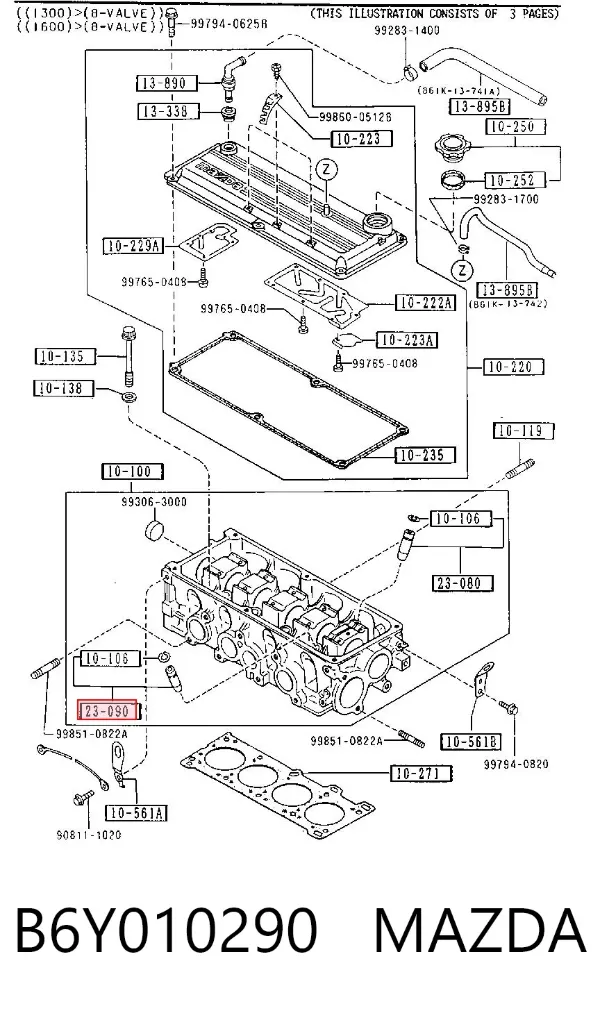  B6Y010290 Mazda