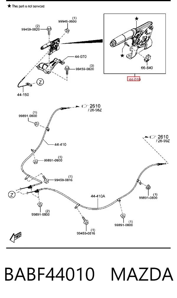  BABF44010 Mazda