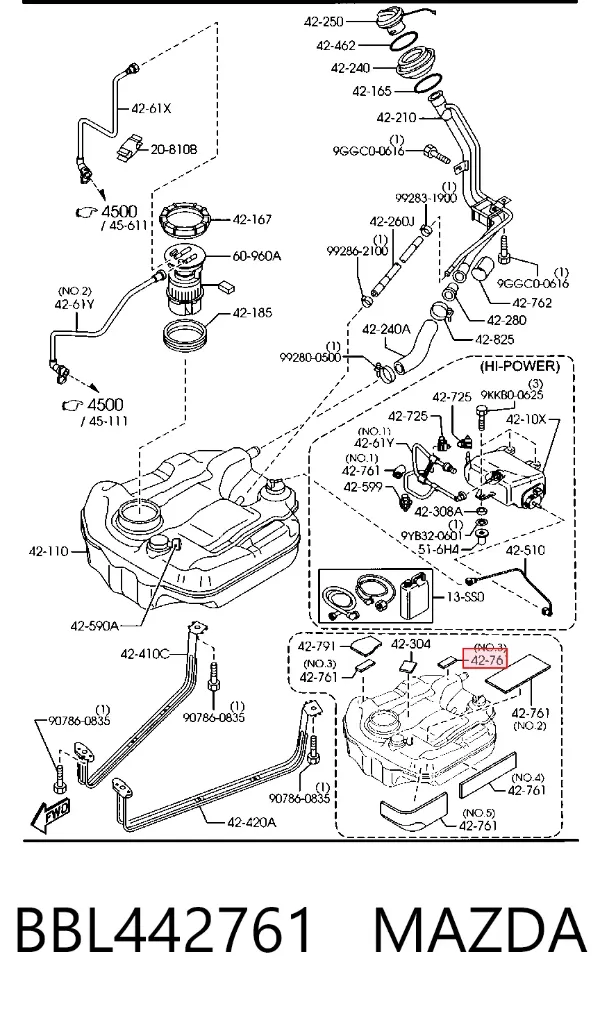  BBL442761 Mazda