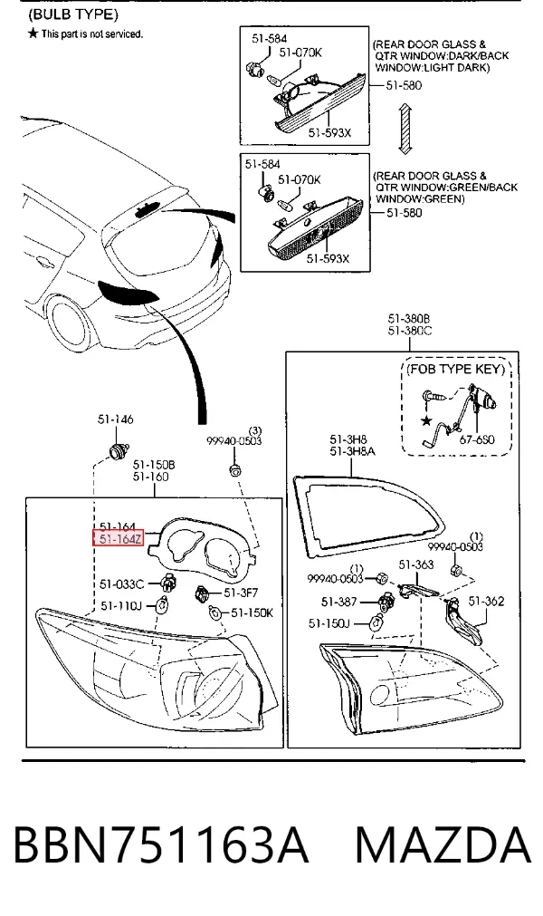  BBN751163A Mazda