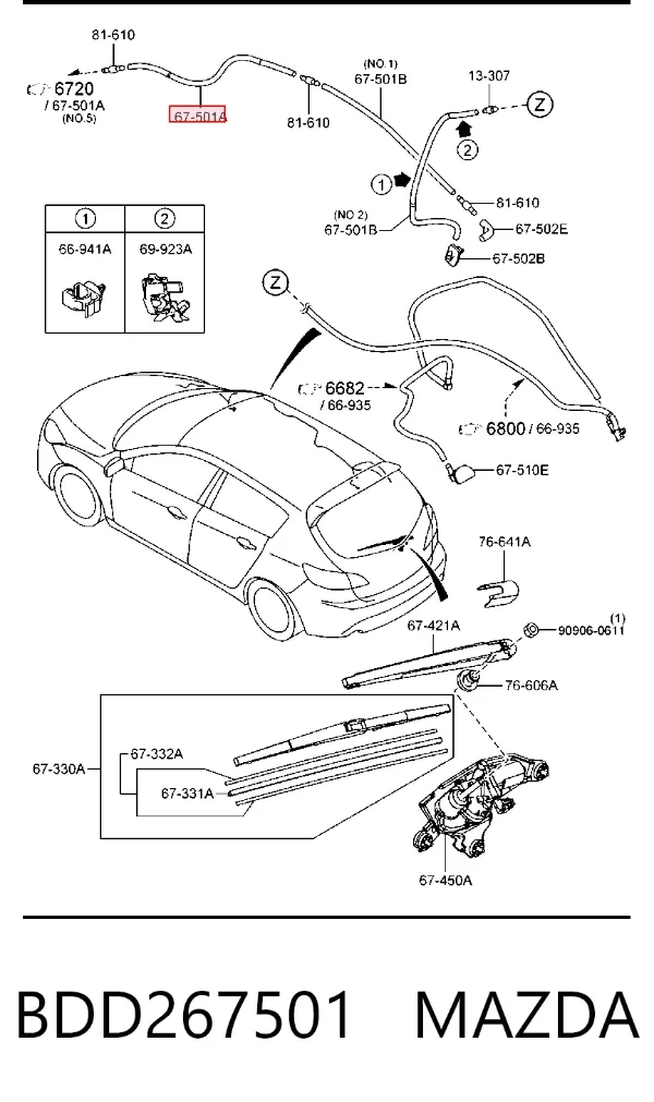  BDD267501 Mazda