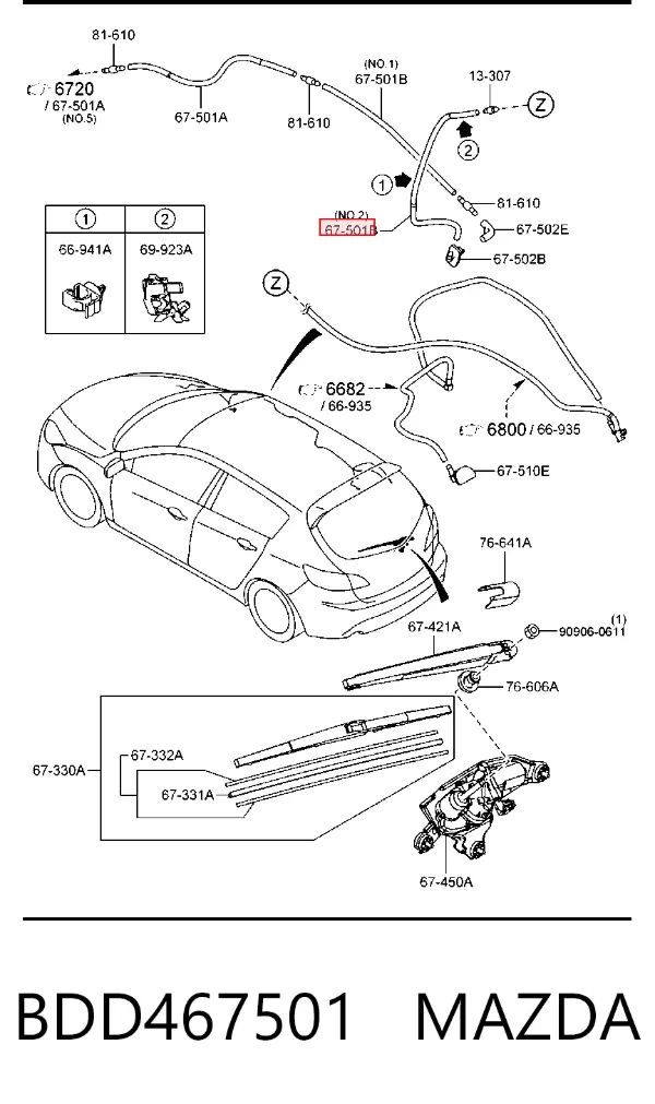  BDD467501 Mazda
