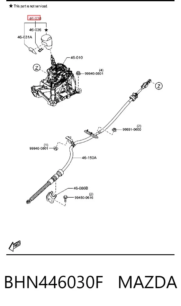  BHN446030F Mazda