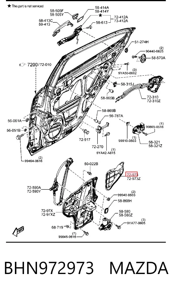  BHN972973 Mazda