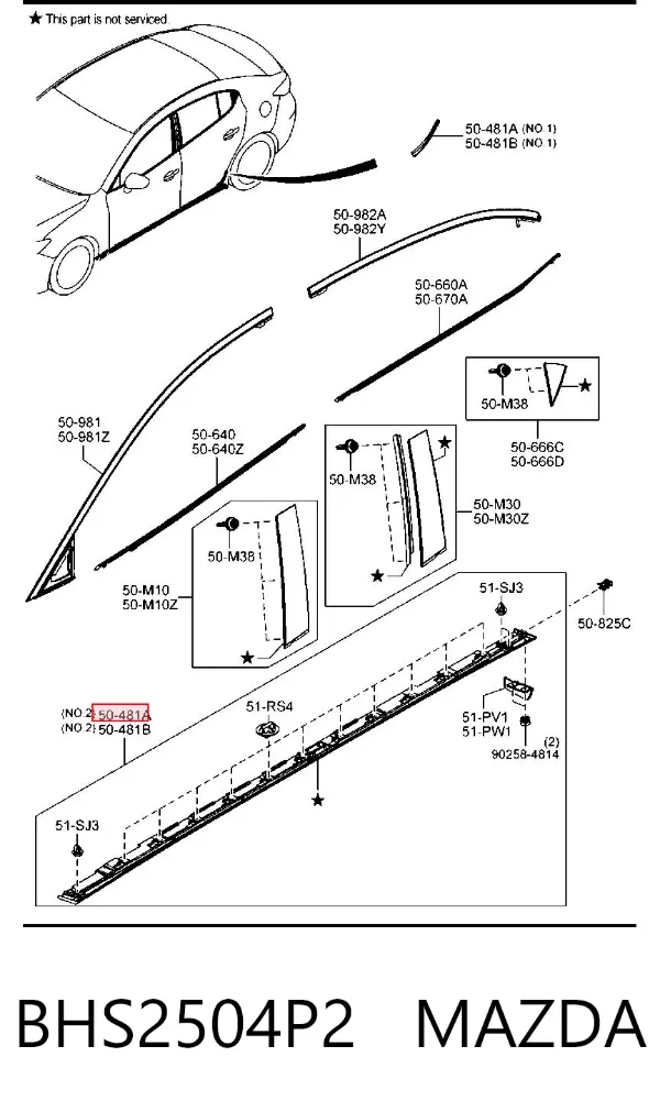  BHS2504P2 Mazda