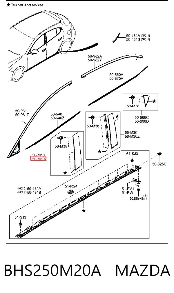  BHS250M20A Mazda