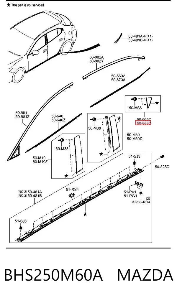  BHS250M60A Mazda