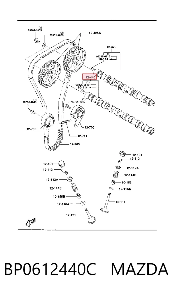  BP0612440C Mazda