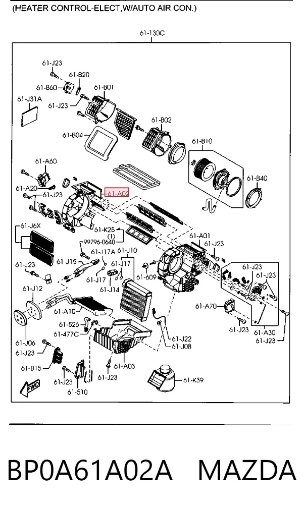  BP0A61A02A Mazda