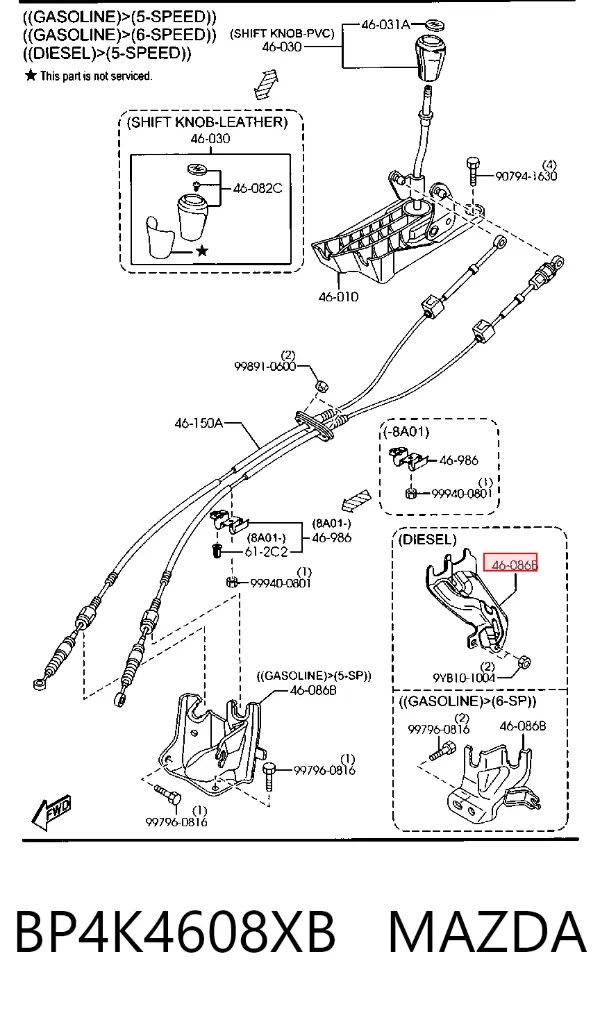  BP4K4608XB Mazda