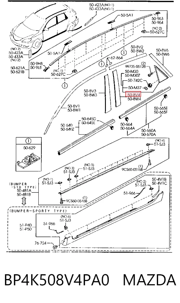 BP4K508V4PA0 Mazda