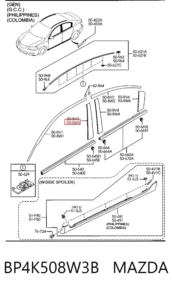  BP4K508W3B Mazda