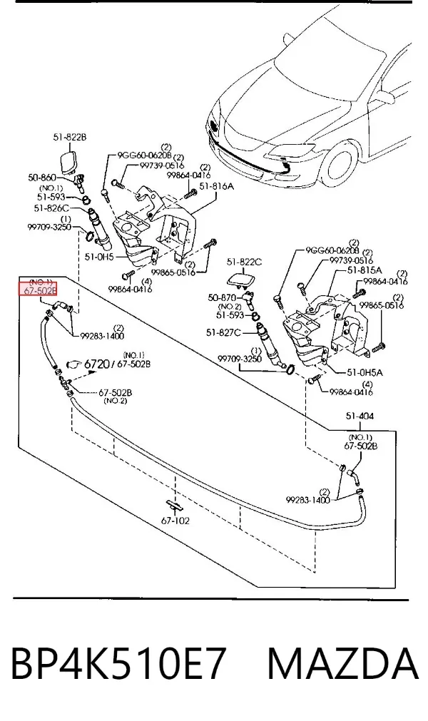  BP4K510E7 Mazda
