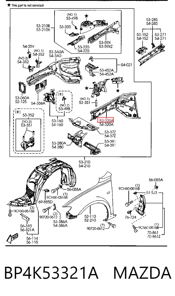  BP4K53321A Mazda