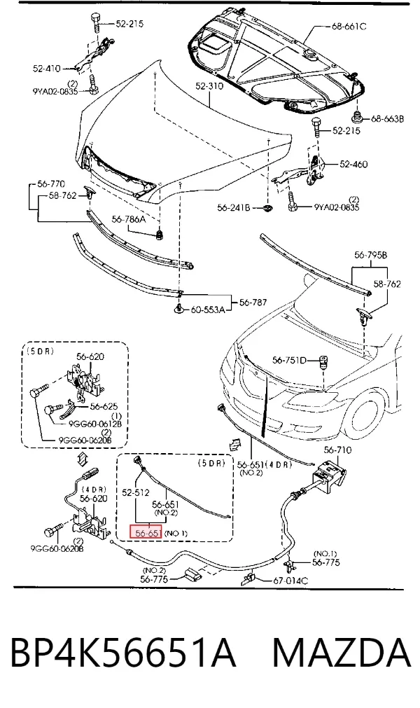  BP4K56651A Mazda