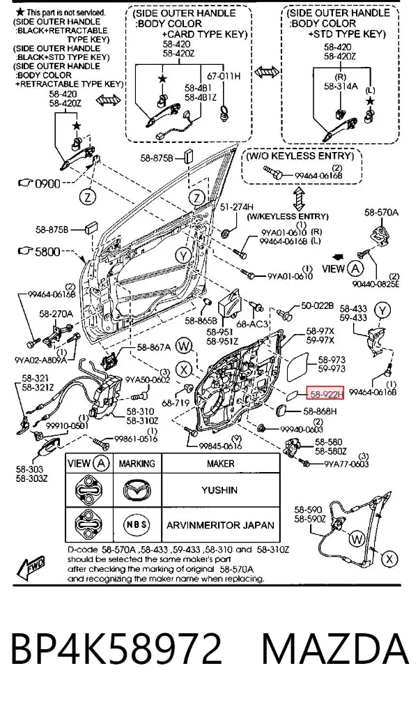  BP4K58972 Mazda