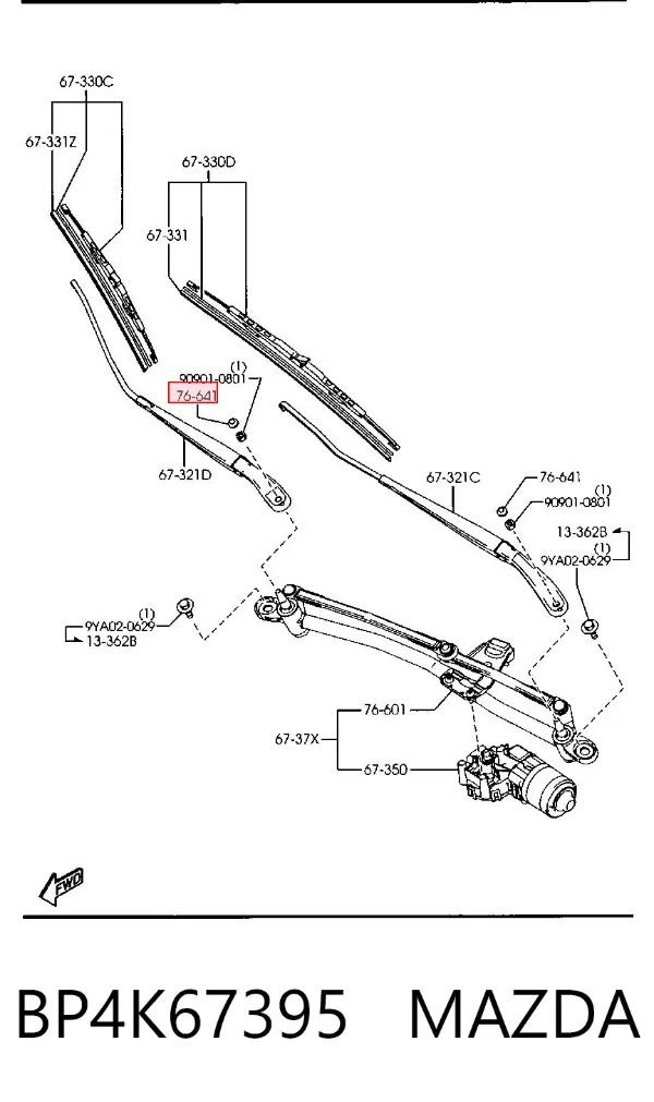  BP4K67395 Mazda