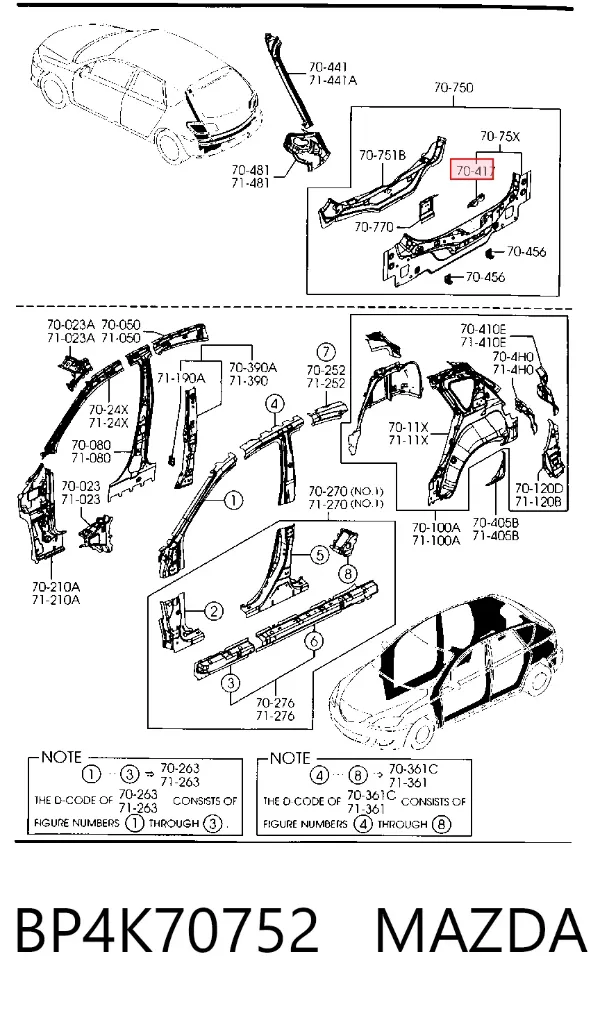  BP4K70752 Mazda