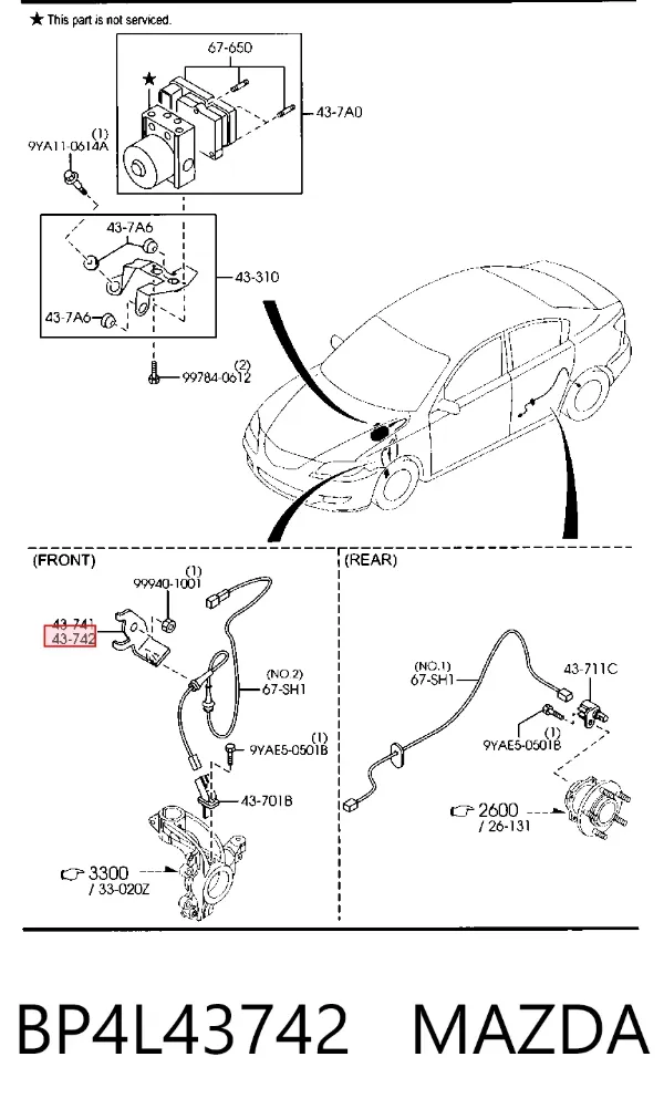  BP4L43742 Mazda