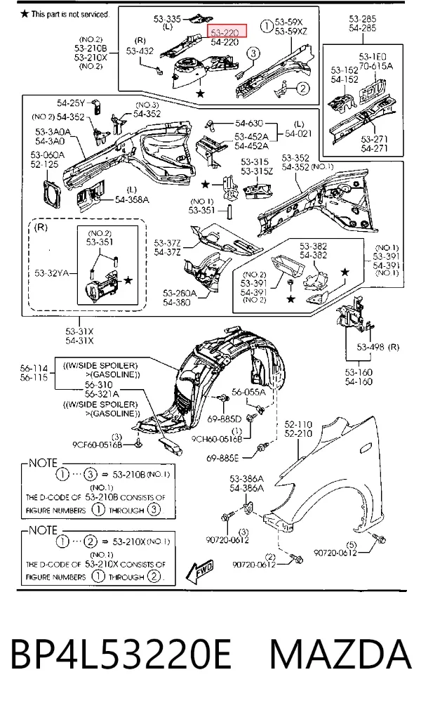  BP4L53220E Mazda