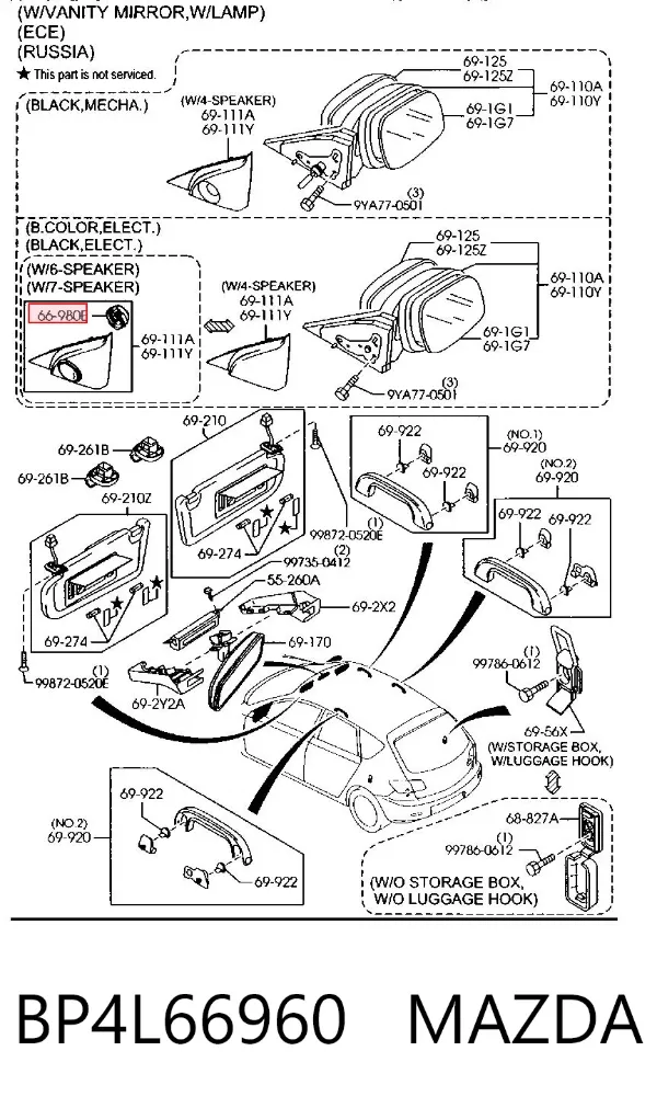  BP4L66960 Mazda