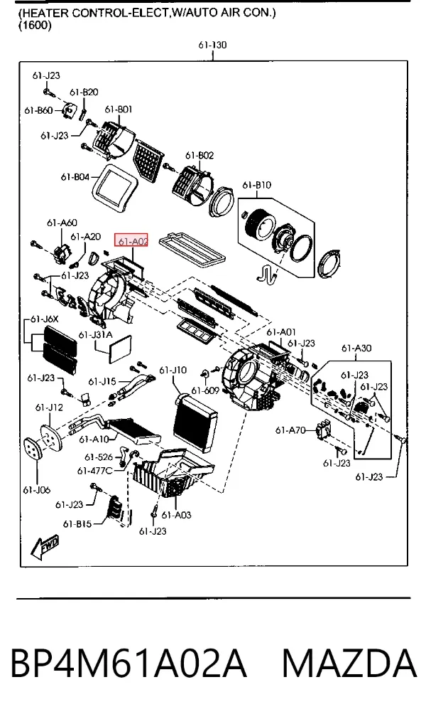  BP4M61A02A Mazda