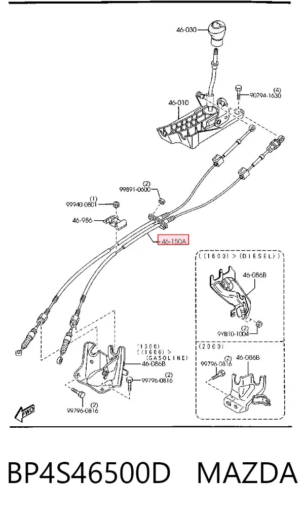  BP4S46500D Mazda