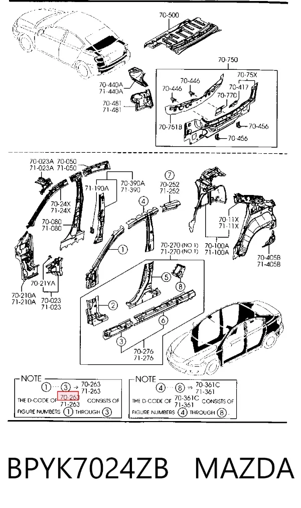  BPYK7024ZB Mazda