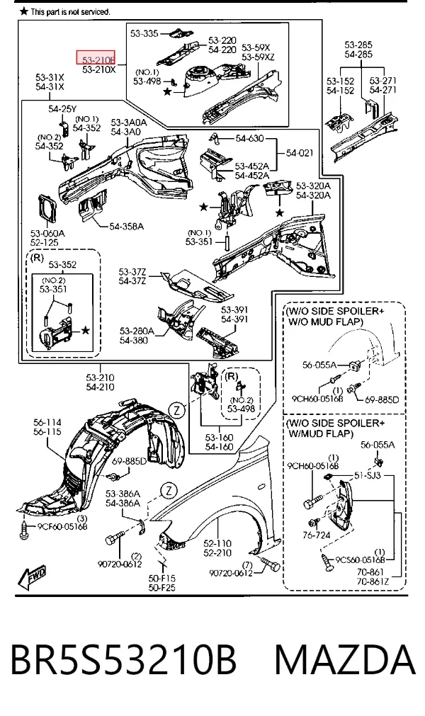  BR5S53210B Mazda